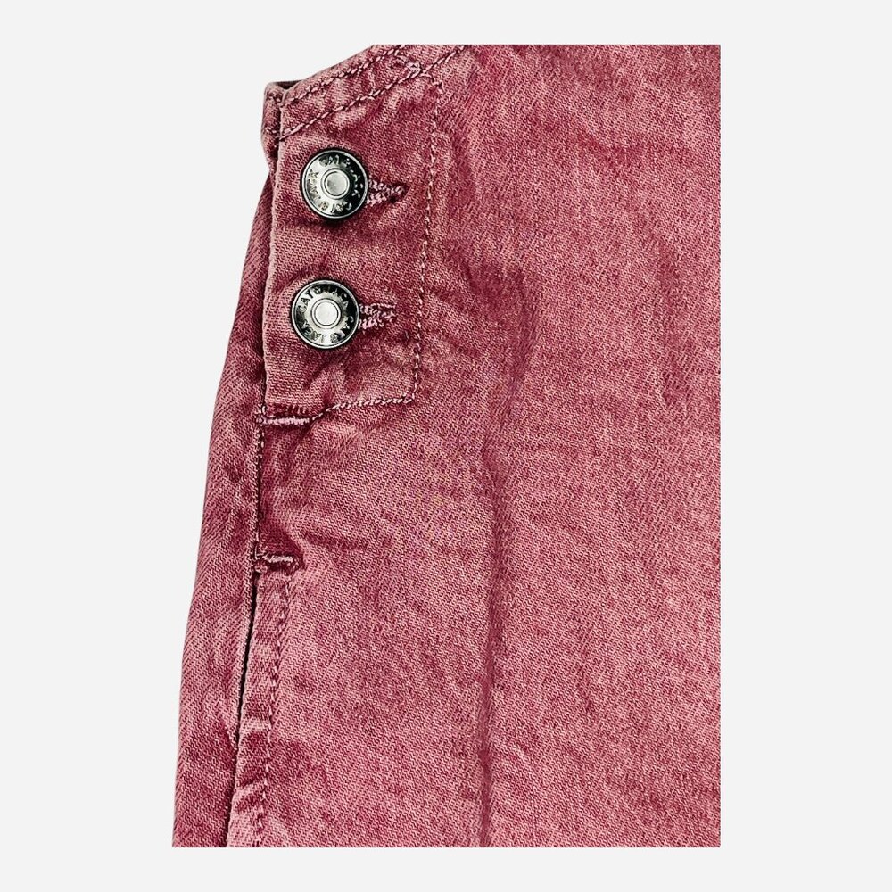 Girls Pink Denim Overall Dress Adjustable Straps Front Pocket Jumper New Size 4T - Picture 6 of 8